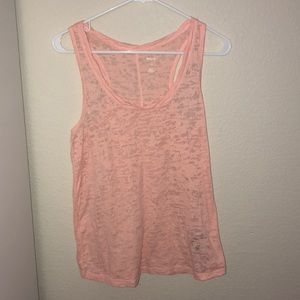 Peach colored tank top